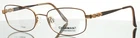 Charmant CH1045 Do Brown Gold Womens Rectangle Eyeglasses 51-17-135 B:32 New. Price: $24.99.