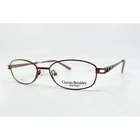 Christie Brinkley Eyeglasses Womens Brown Oval Frames 49-16-135 C304 New. Price: $39.99.