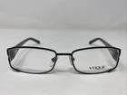 Vogue Eyewear 3693 352 52-17-130 Black Metal Full Rim Eyeglasses Frame PQ27 New. Price: $200.00.