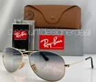 Ray-ban RB3362 Cockpit Sunglasses 001/GF Gold Metal Frame Blue Gradient Lens 59 New. Price: $119.99.