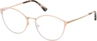 Tom Ford Tf 5573-B 072 Pink Round Metal Cat Eyeglasses FT5573B 55-17-140 Pre-owned. Price: $203.60.
