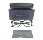 Ralph Lauren Eyeglasses Frames RL6235QU 5001 Black Asian Fit Leather 54-17-140 New. Price: $76.79.