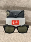 Ray-ban Inverness RB2191 54MM Square Sunglasses Black Frame / Green G-15 Lens New. Price: $69.99.