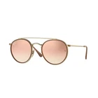 Ray-ban Round Double Bridge RB3647N Rose Gold Flash Lens 51MM Sunglasses New. Price: $55.00.