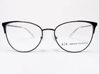 New Armani Exchange AX1034 6000 Womens Black Cats Eyeglasses Frames 52/16. Price: $69.99.