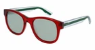 New Gucci Sunglasses GG0003S 004 Red/crystal W/silver Mirrored Lens. Price: $169.99.