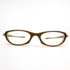 Oakley Eyeglasses Frames Tangent 11-597 Amber Matte Brown 48-18-133 New. Price: $57.79.