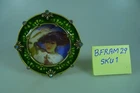 Jay Strongwater Enamel & Stone Frame,pewter Gold Plated Swarovski Crystal New. Price: $160.00.