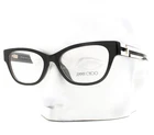 Jimmy Choo Eyeglasses Jc 3010U 5017 Polished Black White 52MM With Case New. Price: $175.00.