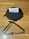 Emporio Armani Ea 1052 3155 Black Rectangular Full Rim Frames 55-17 140 W/ Case Pre-owned. Price: $45.00.