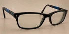 Nike Eyeglasses Frame 7237 011 Black Rectangle Blue 52-17-140 Pre-owned. Price: $38.37.