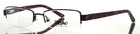 Mossimo MS1076 Plum Womens Rectangle Half Rim Eyeglasses 52-17-135 B:26 'as-is' New. Price: $21.97.