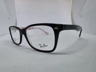 Ray-ban Rb 5228 5014 53MM Eyeglasses Black Red White Print Acetate New Authenic. Price: $99.95.