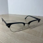 Ray-ban RB5154 2000 Clubmaster Eyeglasses Frames Black 49-21-140 Read Desc Pre-owned. Price: $26.36.