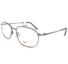 Nike Eyeglasses Frames 8181 070 Shiny Gunmetal Gray Square Full Rim 54-17-140 New. Price: $78.39.