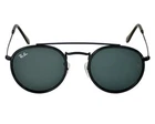 Ray-ban Sunglasses RB3647N Round Double Bridge Black Frame Blue Grey Lens 51MM New. Price: $58.00.