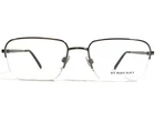Burberry B1258 1143 Eyeglasses Frames Gray Gunmetal Square Half Rim 54-18-140 New. Price: $119.88.