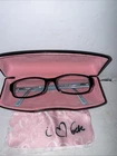 Bebe Eyeglass Frames Hugs BB5063 Black And Light Blue Case, Cute Pre-owned. Price: $25.59.