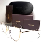 New Tom Ford TF5667-B 028 Shiny Gold W/spring Hinges Authentic Eyeglasses 55-15. Price: $175.00.