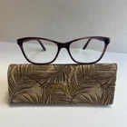 Maui Jim Eyeglasses Frames MJO2114-59A Purple Horn Cat 53-16-135 Pre-owned. Price: $39.00.