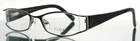 Float 2949 Gunmetal Womens Rectangle Semi Rimless Eyeglasses 48-18-135 B:27 New. Price: $29.99.