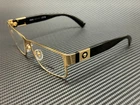 Versace VE1274 1002 Gold Black Men's 57 Mm Eyeglasses New. Price: $172.00.