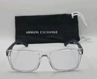 Armani Exchange Eyeglasses Frames Ax 3016 8033 53-17 145 Crystal Not Demo Lenses New. Price: $32.00.