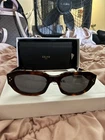 Celine Bold 3 Dots 54MM Sunglasses Dark Havana/smoke Nwt & Accessories New. Price: $199.00.