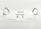 Naturally Rimless Nr 372 Eyeglasses Frame 50-17-135 Brown New Stainless Steel. Price: $26.00.