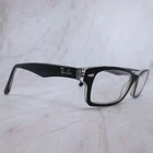 Ray-ban Rb 1530 3529 Black Clear Rectangular Eyeglasses Frames 48-16-130 Pre-owned. Price: $22.49.
