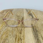 Gucci GG0566ON 004 Square Transparent Pink Gold Eyeglasses 52 18 140 Demo Pre-owned. Price: $169.95.