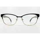 Prada Vpr 65R DHO-1O1 Black Gold Eyeglasses Frames Women's 53-16-140 Pre-owned. Price: $79.99.
