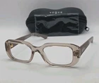 Vogue Eyeglasses Frames 5568 2990 49-19-135 Transparent Caramel No Lenses New. Price: $40.00.
