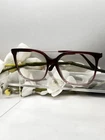 Jimmy Choo Eyeglass Frames Only JC351 JW5 145 Italy, Burgundy Shaded Euc Pre-owned. Price: $48.00.