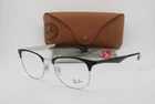 New Ray-ban Rb 6346 2861 Black Gunmetal Authentic Eyeglasses 52-19. Price: $141.96.