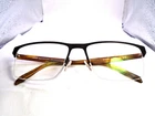 Maui Jim Mjo 2101-82M Brown 55-17-140 Mens Half-rim Eyeglasses Frames Italy Pre-owned. Price: $53.54.