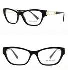 Versace Safety Pin Medusa Black Gold VE3288 Eyeglasses Optical Frame 54MM New. Price: $117.00.