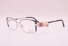 New Diva 5458 C.225/E Silver Blue Crystals Authentic Eyeglasses 51-17. Price: $72.00.