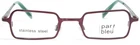 Par!bleu Junior PB.64 COL.96 Burgundy Eyeglasses Frame 42-19-130 Holland New. Price: $39.99.