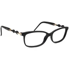 Gucci Eyeglasses Gg 3624 6DQ Polished Black/gold Square Frame Italy 53 15 130 Pre-owned. Price: $199.99.