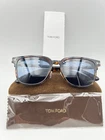 Tom Ford Sunglasses TF5683-B 052 Havana Gold Gray 54 18 145 Clip On Blue Light New. Price: $299.99.