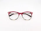 L.a.m.b. Eyeglasses Frames Only, LA101, 54-18-140, Red/black/clear/gold Pre-owned. Price: $69.99.