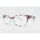 Zenni Eyeglasses Women Multicolor Floral Clear Full Rim Frame 2018723 Medium Pre-owned. Price: $15.99.