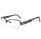 Guess Eyeglasses Frames GU2215 Brushed Purple Metal Half Rim 51-18-135 Pre-owned. Price: $40.34.