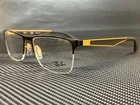 Ray Ban RX6335 2890 Black Rectangle 56 Mm Unisex Eyeglasses New. Price: $124.00.