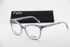 New Fysh 3704 S407 Clear Purple Grey Blue Acetate Authentic Eyeglasses 51-16. Price: $158.10.