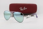 New Ray-ban Junior Rj 9506S 262/30 Purple Silver Authentic Sunglasses 50-13. Price: $95.76.