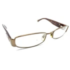 Versace Mod 1122-B 1061 Brown Slim Rectangle Eyeglasses Frames 51-17 135 Italy Pre-owned. Price: $84.99.