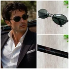 Brooks Brothers Bb 199-S Sunglasses Matte Silver Black Oval Italy 1081/48 135 Pre-owned. Price: $89.99.