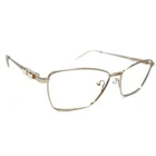 Salvatore Ferragamo 2198 688 Light Rose Gold Eyeglasses Frame 55-15-140 Italy Pre-owned. Price: $51.99.